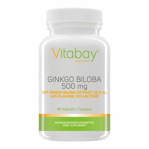 Ginkgo Biloba - 500 mg